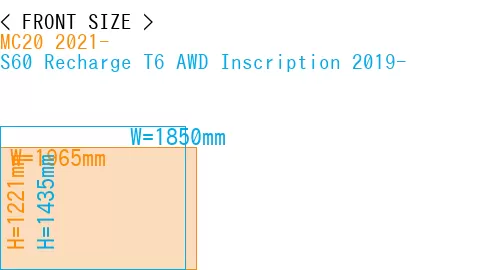 #MC20 2021- + S60 Recharge T6 AWD Inscription 2019-